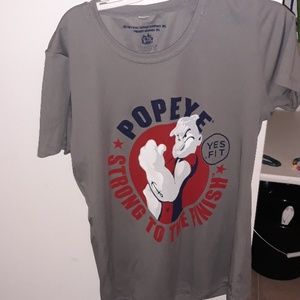 Popeye workout shirt